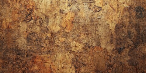 Fototapete - Textured brown and golden rustic wood background with organic patterns and deep grain variations for use in design and decor projects.