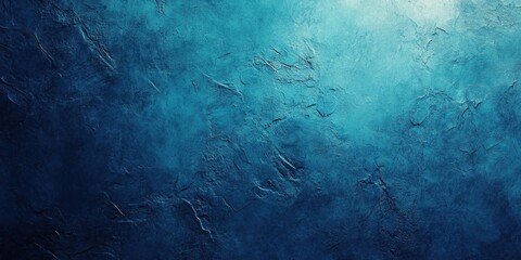 Fototapete - Abstract textured background with a deep blue gradient and subtle lighter tones, resembling a studio wall, ideal as elegant wallpaper.