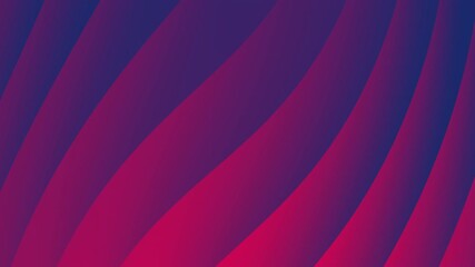 Poster - A vibrant abstract design featuring flowing waves in shades of red and purple, creating a dynamic and modern visual effect.