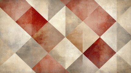 Poster - Abstract Geometric Background with Warm Tones and Texture Detail
