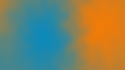 Poster - A vibrant blend of blue and orange hues, creating a soothing abstract background with a soft gradient effect.