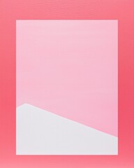 Aufkleber - Abstract Pink and White Geometric Design Minimalist Background Texture