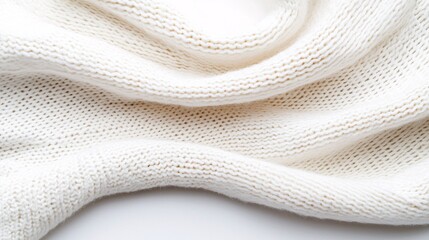 Poster - soft cotton fabric texture, organic fibers, gentle folds, warm natural lighting, macro photography, 
