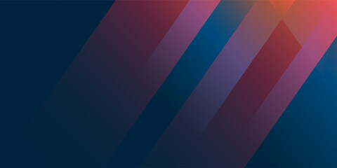 Poster - Dark Blue, Brown and Red Abstract Lit Blurry Gradient Surface, Texture - Slanted Lines Pattern with Low Lights - Wide Scale Background Creative Design Template - Illustration in Freely Editable Vector