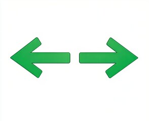 Fototapete - Modern and isolated, the exchange arrow icon and logo are shown on a white background