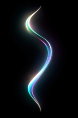 Poster - Real holographic texture incorporates flares and exhibits a natural spectrum, giving the appearance of a rainbow