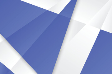 Wall Mural - abstract 3d geometric background in blue and white colors