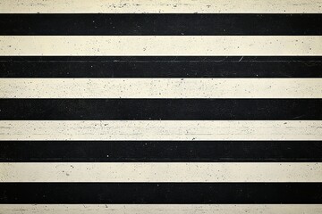 Poster - Black and beige striped texture with a vintage, distressed feel, ideal for backgrounds and designs, showing signs of wear and imperfections across its surface.