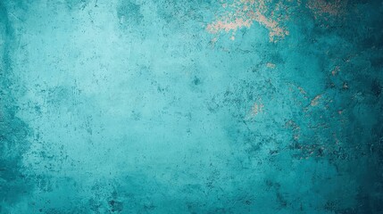 Canvas Print - Textured Aqua Background with Subtle Metallic Accents and Depth