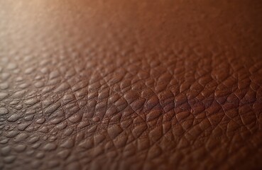 Aufkleber - Seamless brown leather texture features a pebbled surface with matte finish. Ideal for backgrounds, designs, fashion, material, clothing or vintage-themed projects, advertising high product quality.