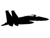 military aircraft silhouette