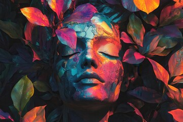 Poster - a digital art marketplace in the future where artists sell their creations as nfts using a decentral