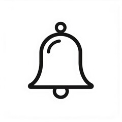 Fototapete - Bell icon ringing, signaling notification, alert, or incoming communication