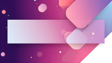 Fototapete - abstract web banner design template. Banner - Design Element