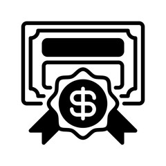 Poster - Bonds Investment line icon. Universal creative premium symbol. Vector sign icon logo template. Vector illustration