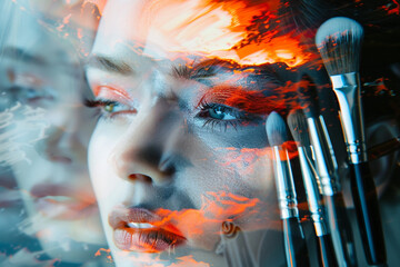 Poster - Picture of person successfully working generative AI image