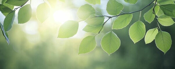 Poster - Sunlight streaming through foliage establishes a serene atmosphere for tranquil outdoor relaxation.