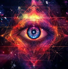 Wall Mural - eye of the world