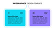 © kuliperko - Infographic template. 2 linked banners with title
