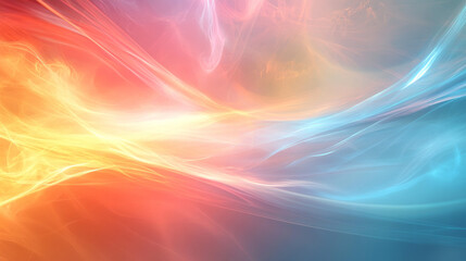 Poster - Abstract vector colorful background with transparent smoke