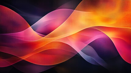 Poster - Abstract Flowing Waves with Vibrant Colors for Modern Backgrounds