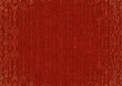 © Maria - Hand-drawn unique abstract ornament. Light red on a bright red background, with vignette of same pattern in golden glitter. Paper texture. Digital artwork, A4. (pattern: p14a)