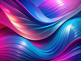 Poster - Abstract Modern Art Pink Blue Purple Swirls, Colorful Background Wallpaper, Fashion Photography