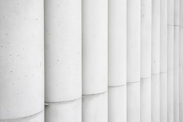 Poster - A grayscale abstract architecture shot featuring sharp geometric patterns, strong contrast, and minimalistic depth creates a visually striking composition.