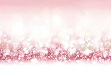 Wall Mural - soft pink glitter background with blurred bokeh lights and sparkles