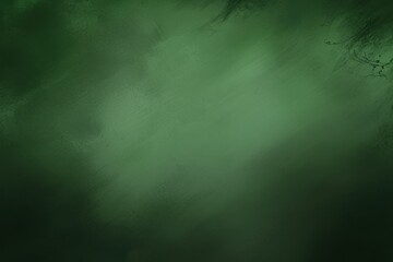 Wall Mural - serene abstract green background with soft brush strokes and light