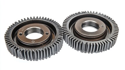 Aufkleber - Two Industrial Metal Gears
