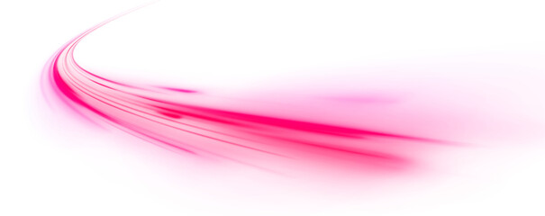 Aufkleber - Abstract technology background with red neon light. Dynamic motion stripes and glowing fire trails. Vector illustration for modern visual effects in PNG format.