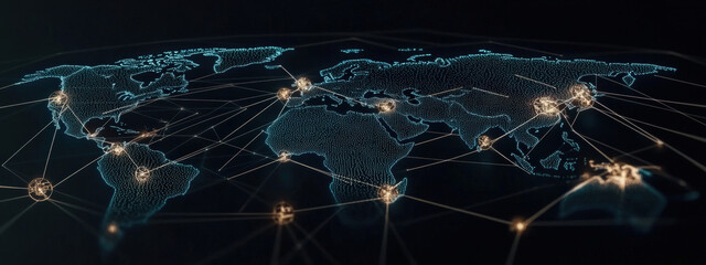 The radio waves on the Earth's surface are connected globally