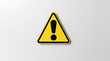 © Kashif - Danger warning sign with white background.