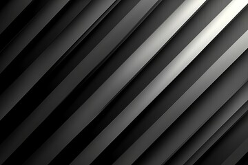 Poster - dark deep black dynamic abstract vector background with diagonal lines, a gradient from light to dee