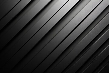 Poster - dark deep black dynamic abstract vector background with diagonal lines, a gradient from light to dee