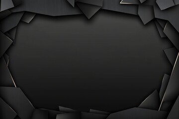 Poster - dark deep black dynamic abstract vector background with diagonal lines, a gradient from light to dee