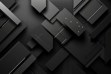 Poster - dark deep black dynamic abstract vector background with diagonal lines, a gradient from light to dee