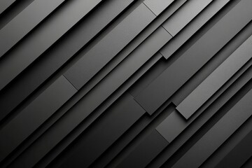 Poster - dark deep black dynamic abstract vector background with diagonal lines, a gradient from light to dee
