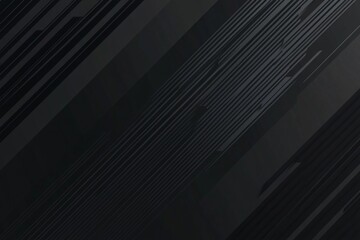 Poster - dark deep black dynamic abstract vector background with diagonal lines, a gradient from light to dee