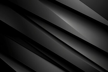 Poster - dark deep black dynamic abstract vector background with diagonal lines, a gradient from light to dee