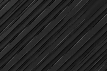 Poster - dark deep black dynamic abstract vector background with diagonal lines, a gradient from light to dee