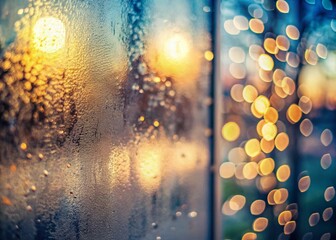Poster - Frosted Glass Texture Background: Abstract Blurred Bokeh Effect for Modern Design