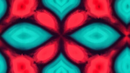 Poster - Colorful lights twist and flow, forming dynamic abstract patterns in a mesmerizing digital art exhibit set in an urban environment