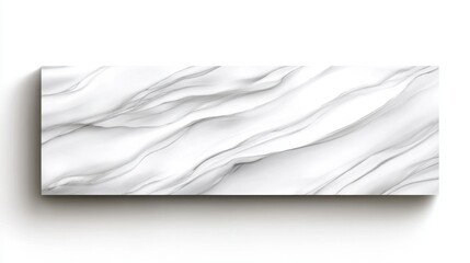 Poster - A digitally created abstract background features flowing, marble-like lines in shades of gray and white, resembling a luxurious and modern texture