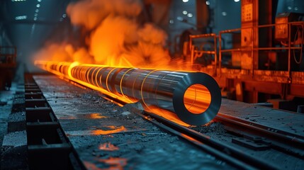 Poster - molten metal processing in an industrial facility: copper and steel production techniques in high-te