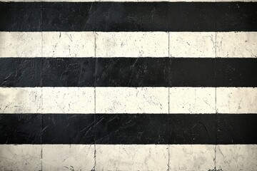 Poster - Abstract black and white striped background with a textured, painted finish and visible brushstrokes, creating a modern, graphic design element with vintage vibes.