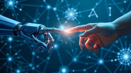 Poster - Human and Robot Interaction Representing Connection and Collaboration in Future Technology Landscape