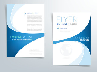 Poster - Vector background header flyer design for brochure