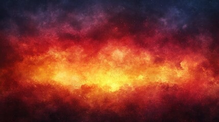 Wall Mural - fiery nebula cosmic background texture